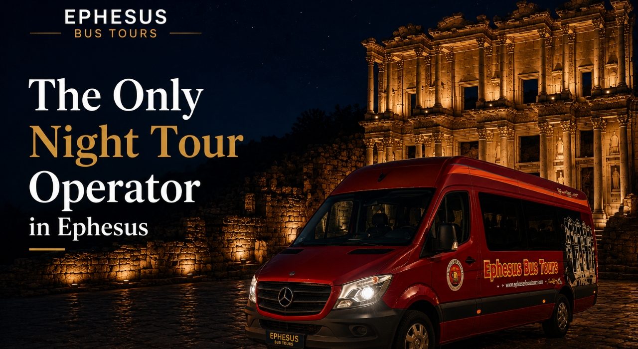 The Only Night tour Operator Ephesus Bus Tours night tour vehicle - the only licensed night tour operator in Ephesus, Turkey